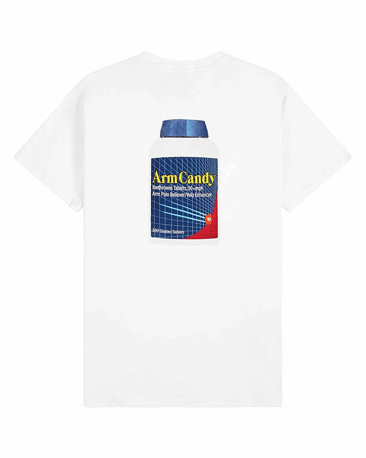 Pitchers Only T-Shirt Arm Candy Tee - White