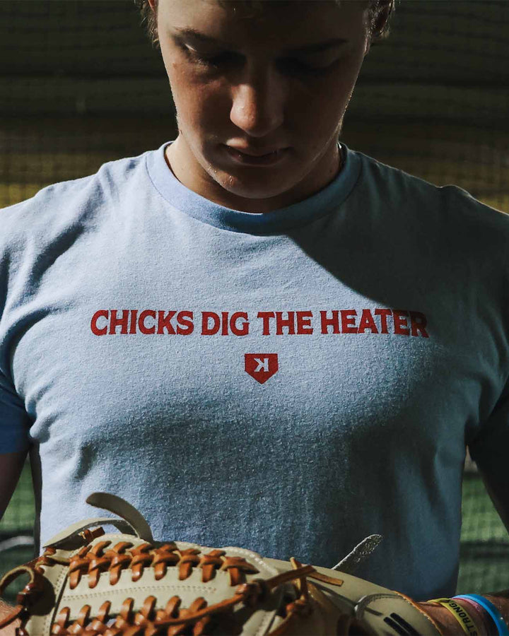 Pitchers Only T-Shirt Chicks Dig the Heater Tee
