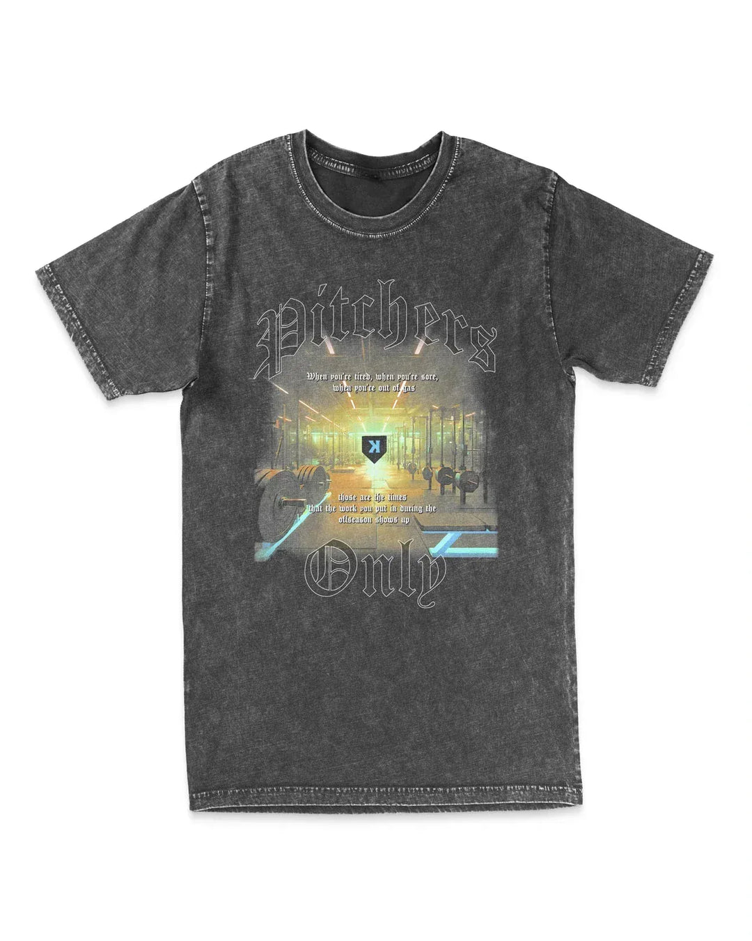 Pitchers Only T-Shirt Grind Acid Wash Tee