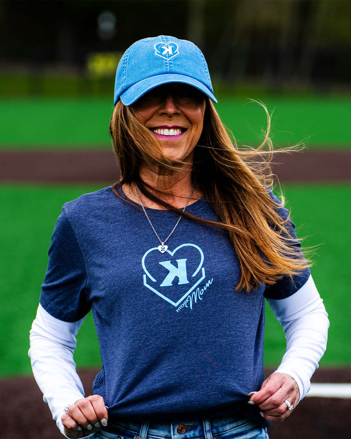 Pitchers Only T-Shirt Pitcher Mom Heart Tee