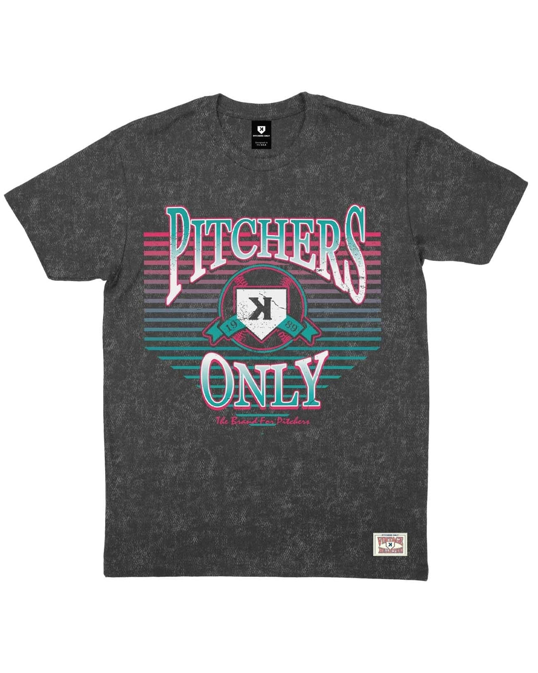 Pitchers Only T-Shirt Pitchers Only Vintage Acid Wash Tee