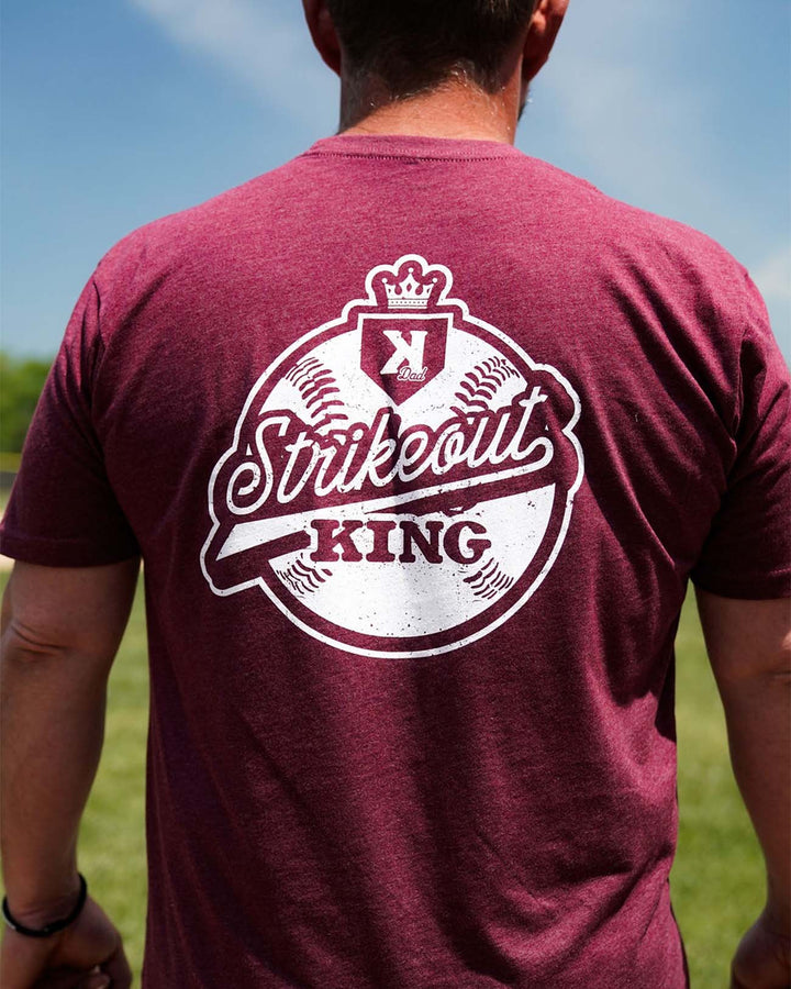 Pitchers Only T-Shirt Strikeout King Dad Tee