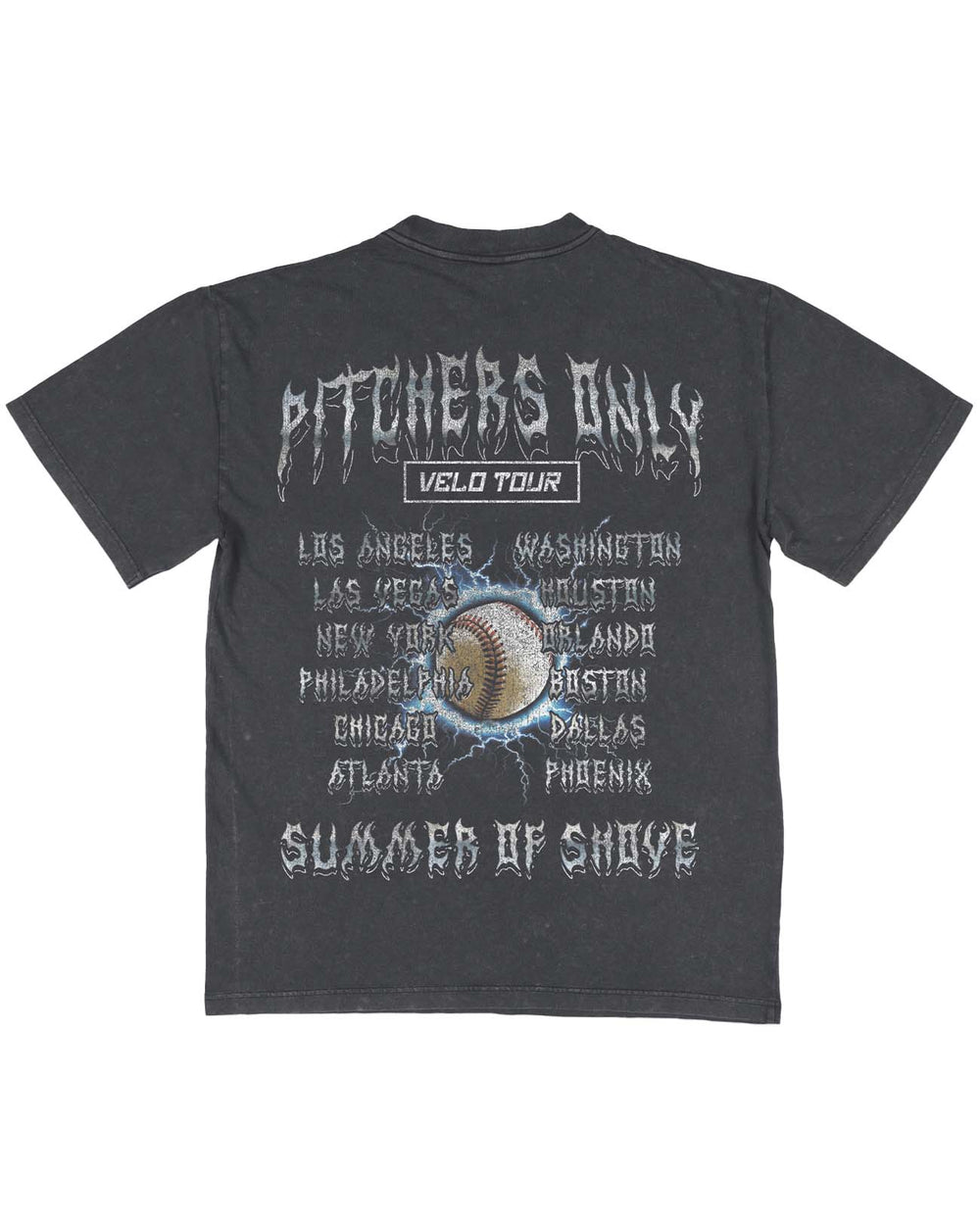 Pitchers Only T-Shirt Velo Tour '25 Tee