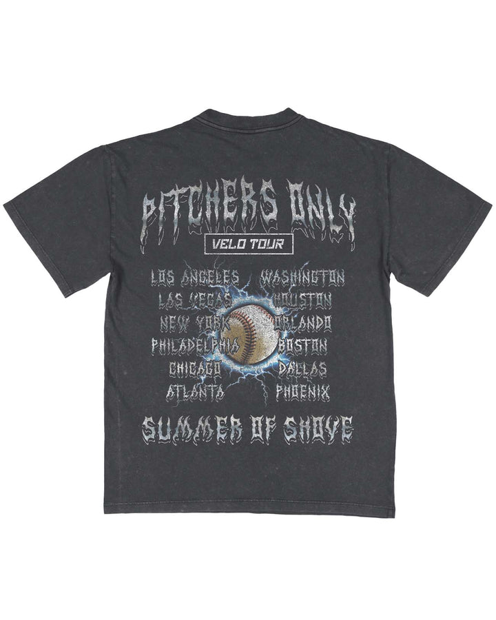 Pitchers Only T-Shirt Velo Tour '25 Tee