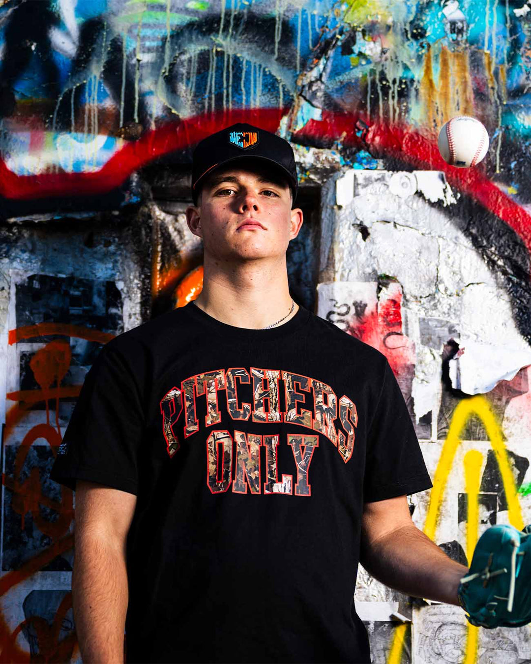 Pitchers Only T-Shirt Youth Black Ops Camo Tee