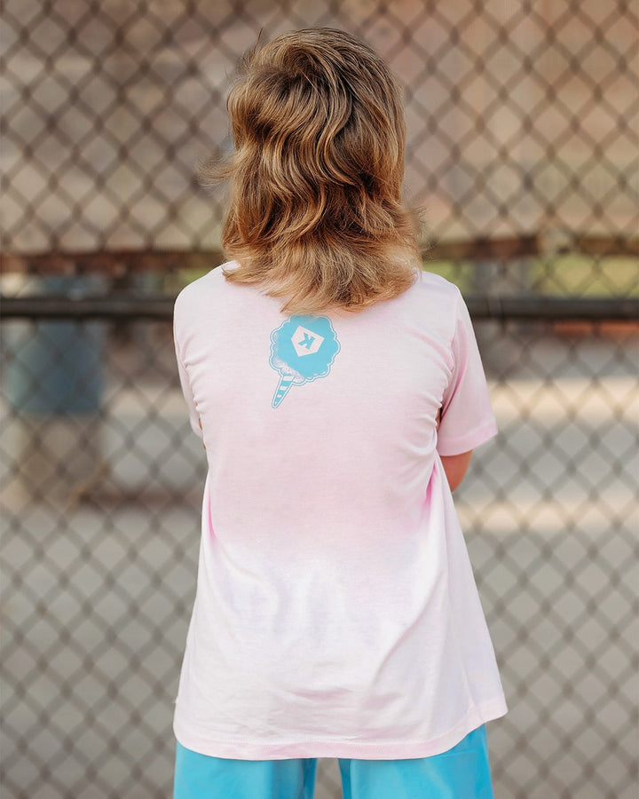 Pitchers Only T-Shirt YOUTH Cotton Candy Pink Tee