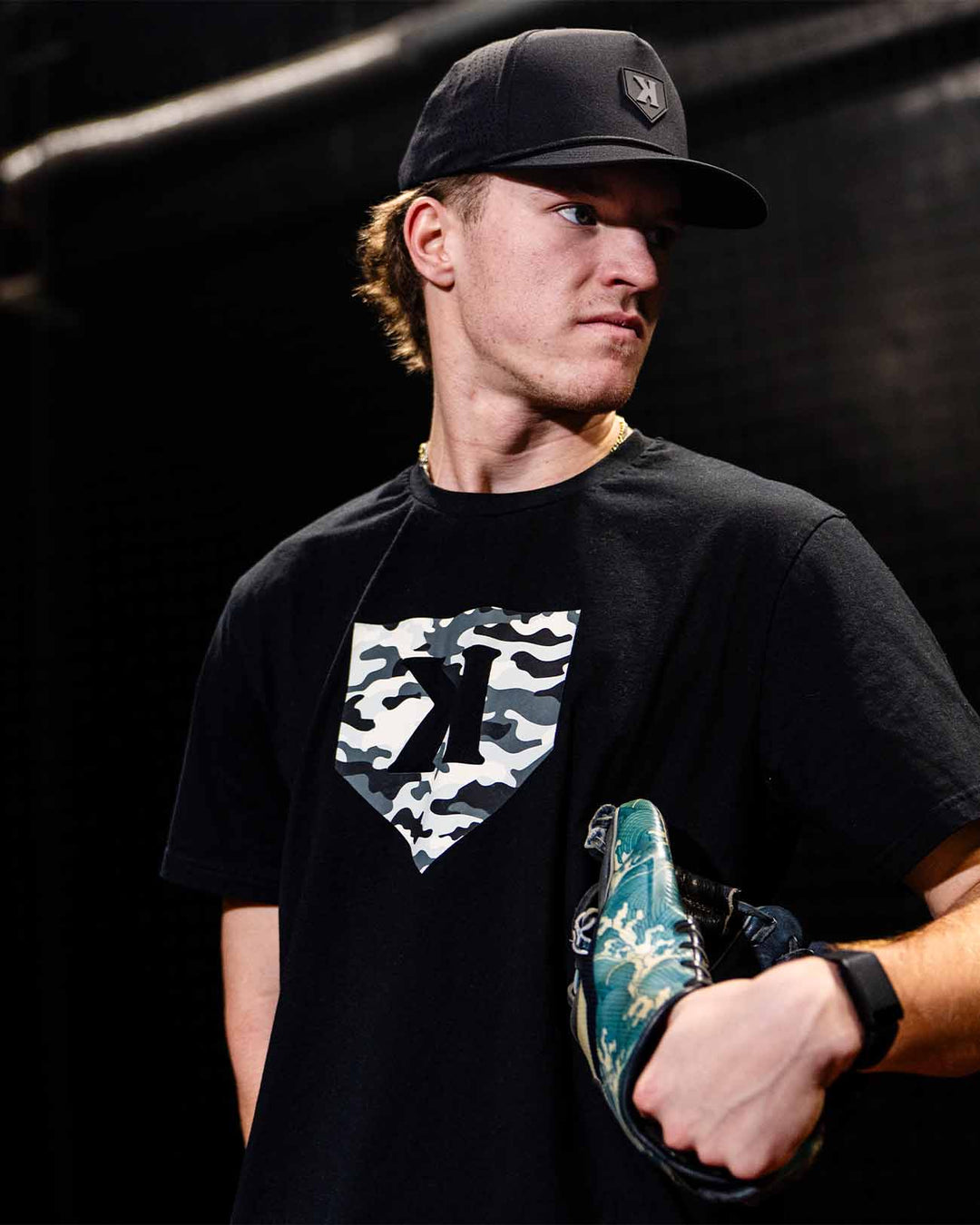 Pitchers Only T-Shirt Youth Ghost Camo Tee
