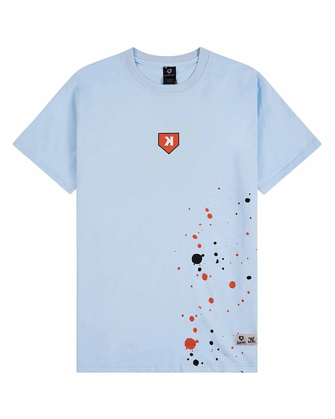 Pitchers Only T-Shirt YOUTH Paint The Black Tee - Bullpen Blue