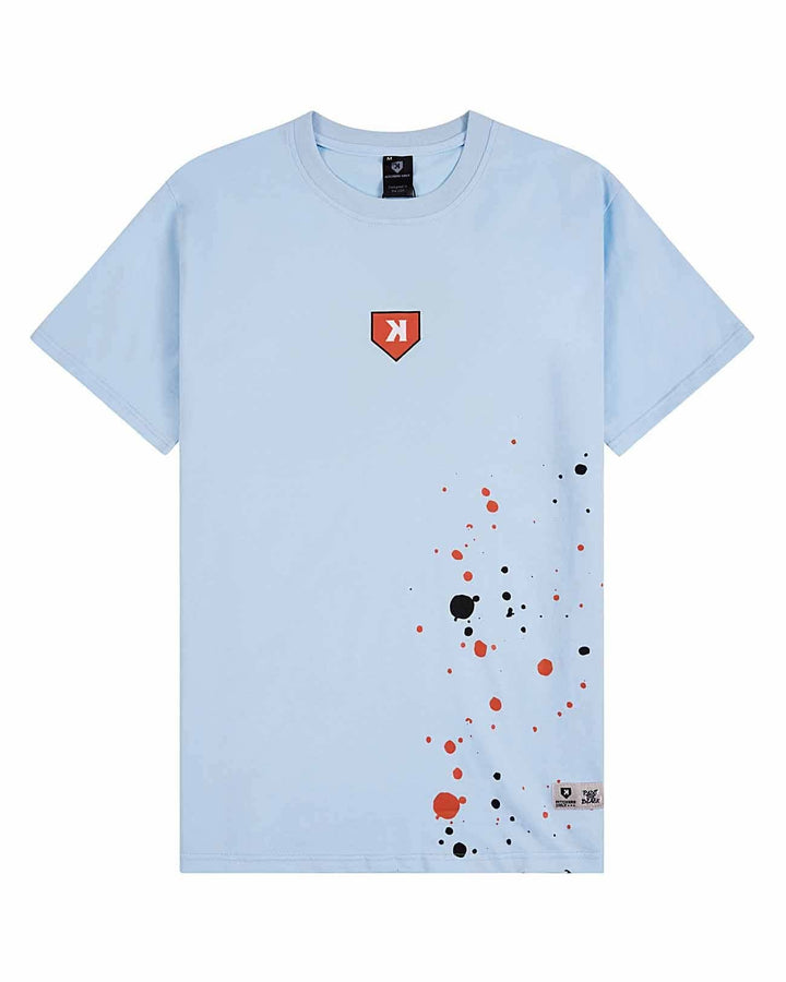 Pitchers Only T-Shirt YOUTH Paint The Black Tee - Bullpen Blue