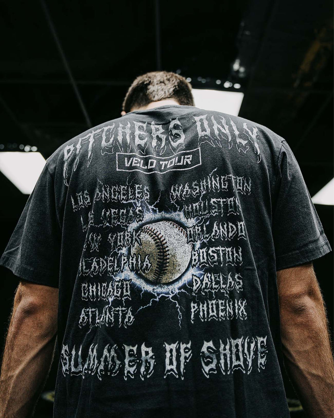 Pitchers Only T-Shirt YOUTH Velo Tour '25 Tee