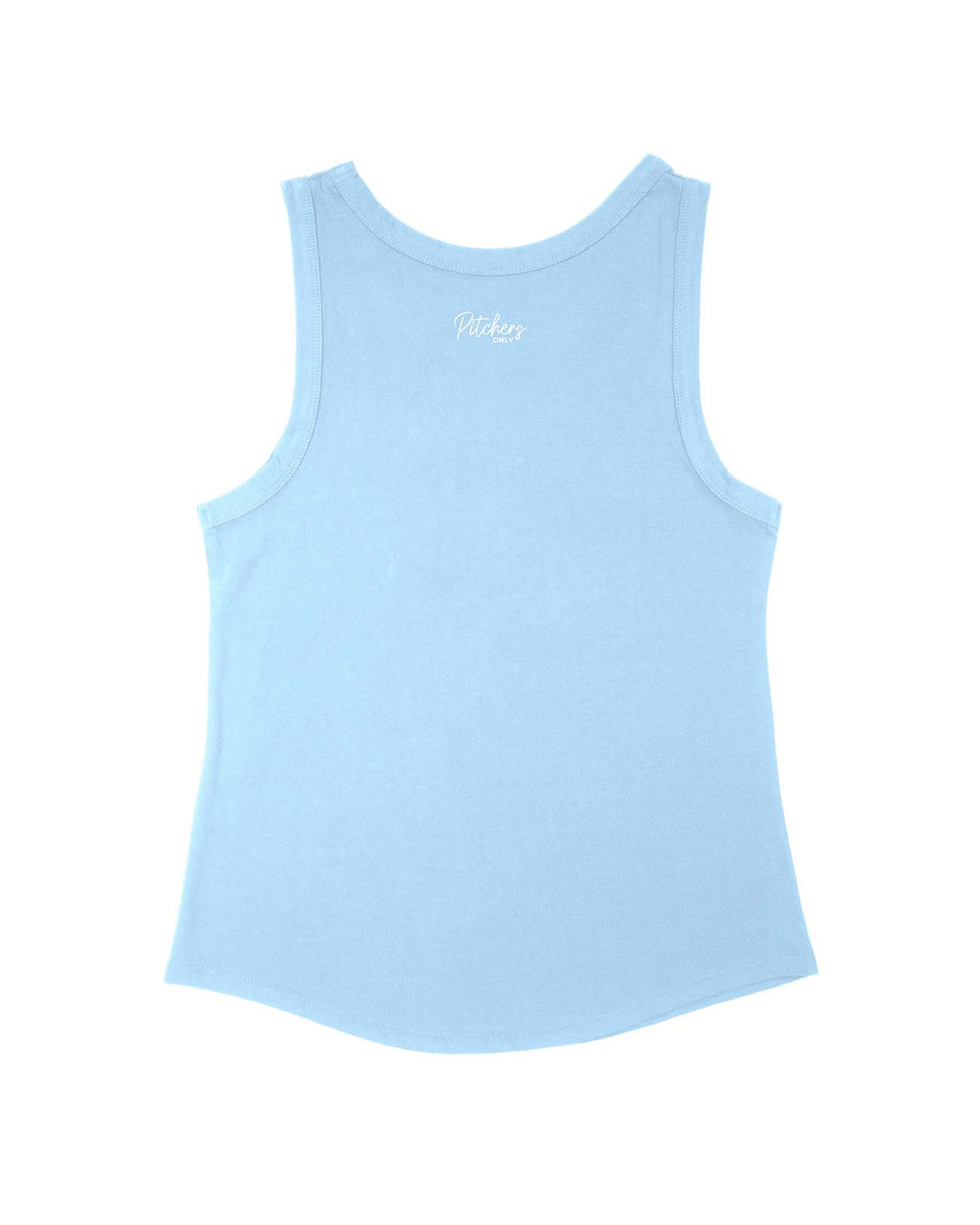 Pitchers Only Tank Top Women's Softball Sky Blue Tank Top