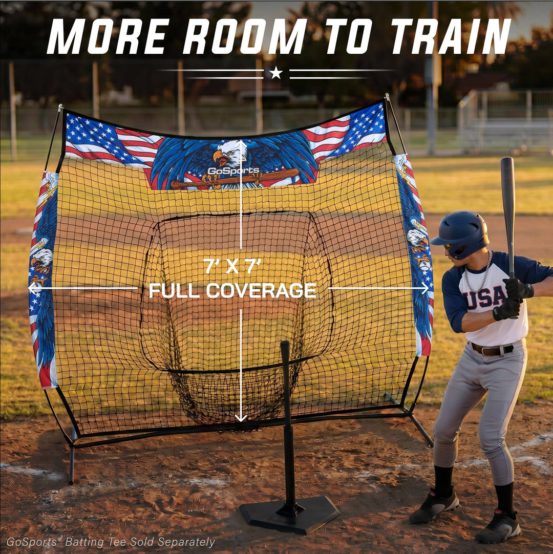 PlayGoSports.com 7' x 7' Baseball Hitting Net