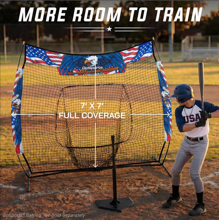 PlayGoSports.com 7' x 7' Baseball Hitting Net