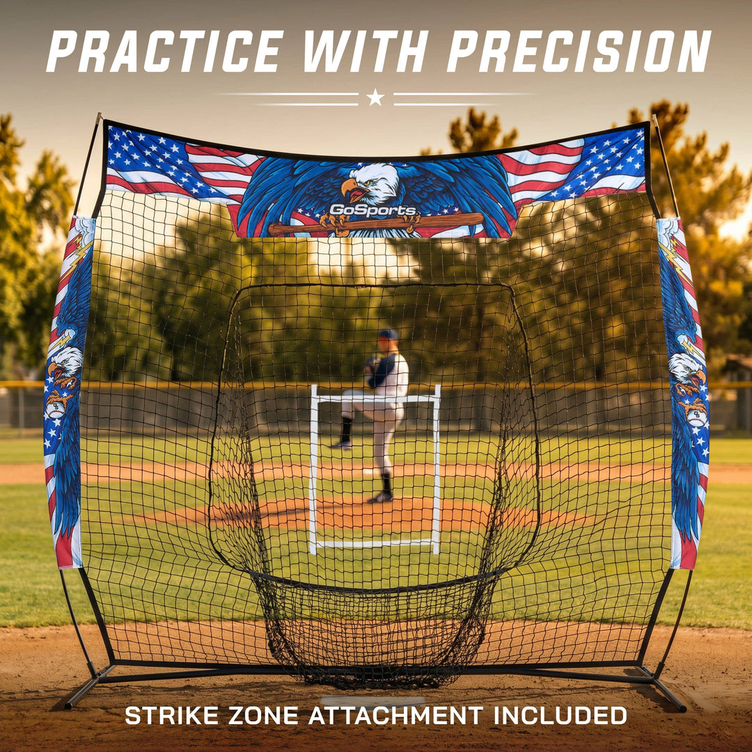 PlayGoSports.com 7' x 7' Baseball Hitting Net