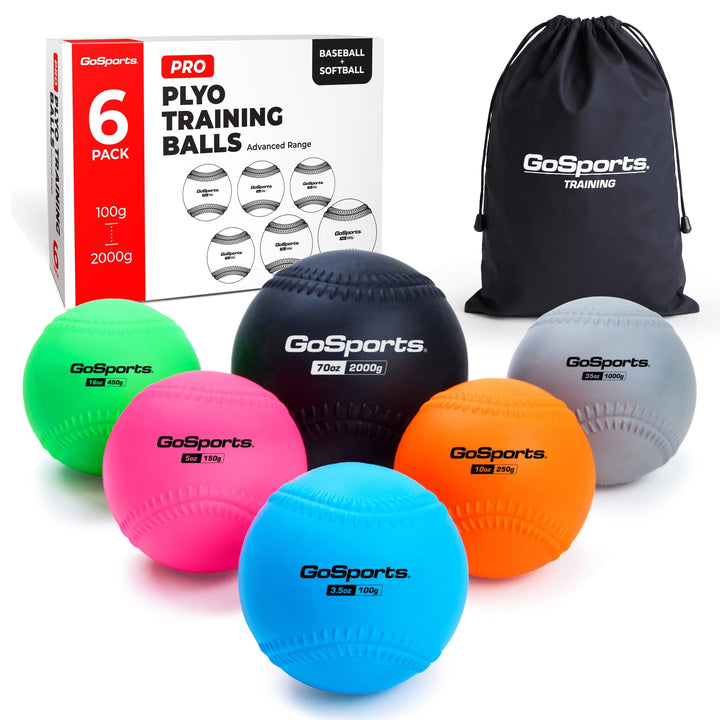 PlayGoSports.com Advanced Pro Plyometric Training Balls, 6-pk