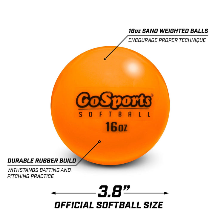 PlayGoSports.com Baseball 16 oz Weighted Training Softballs