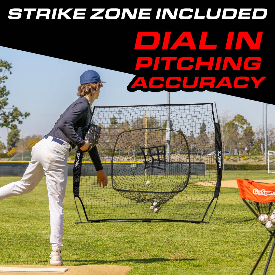 PlayGoSports.com Baseball 7' x 7' Baseball Hitting Net