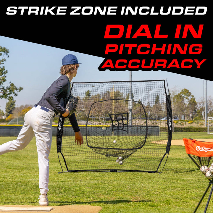 PlayGoSports.com Baseball 7' x 7' Baseball Hitting Net
