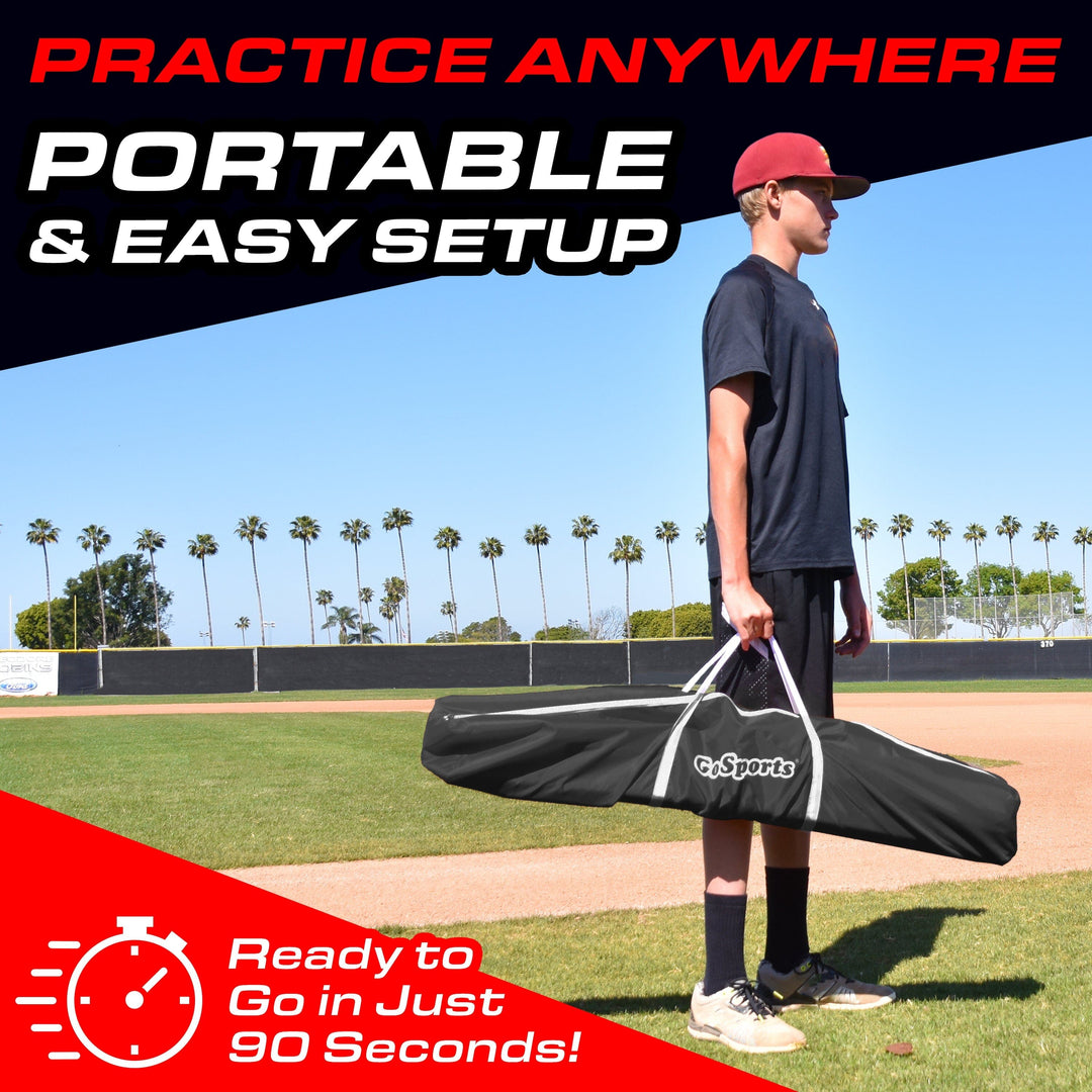 PlayGoSports.com Baseball 7' x 7' Baseball Hitting Net