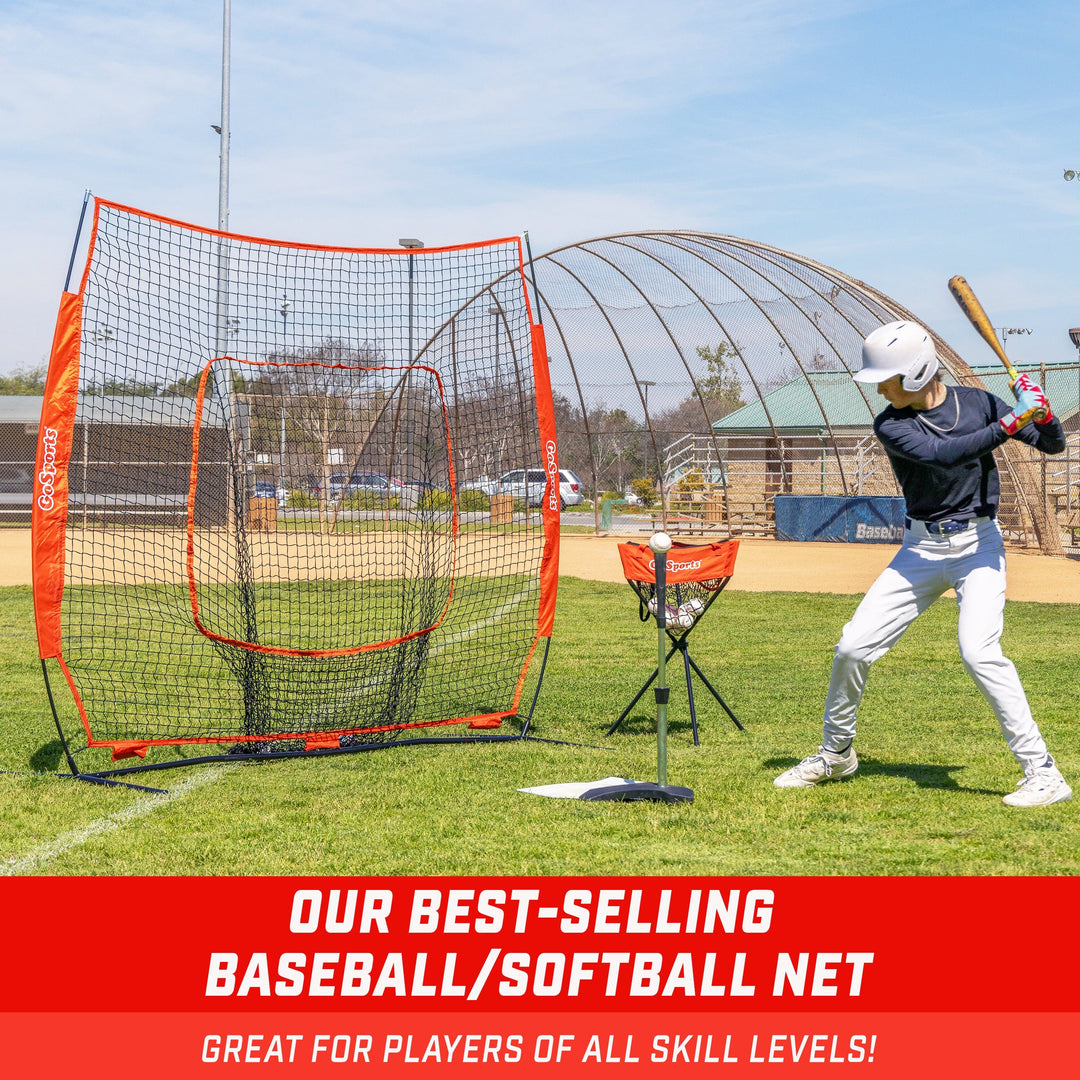 PlayGoSports.com Baseball GoSports 7ft x 7 ft Baseball/Softball Practice Net