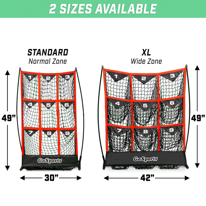 PlayGoSports.com Baseball GoSports 9 Pocket Baseball and Softball Pitching Strike Zone Target Net