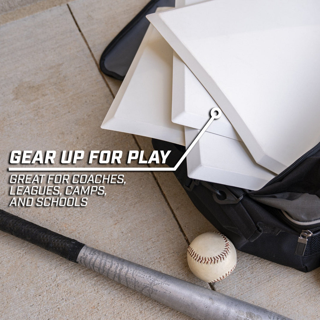 PlayGoSports.com Baseball GoSports Baseball & Softball 4-Piece Premium Base Set