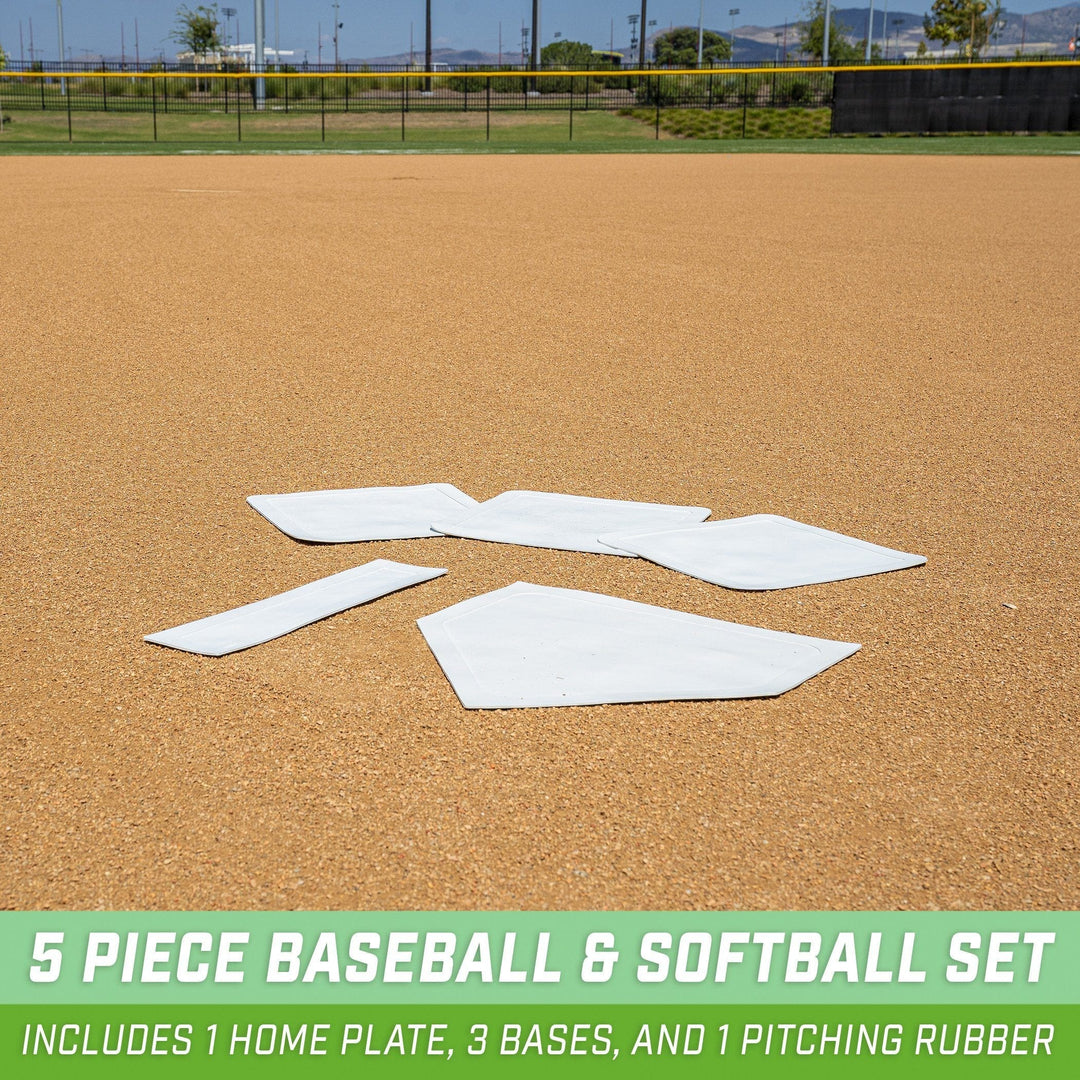 PlayGoSports.com Baseball GoSports Baseball & Softball 5-Piece Base Set