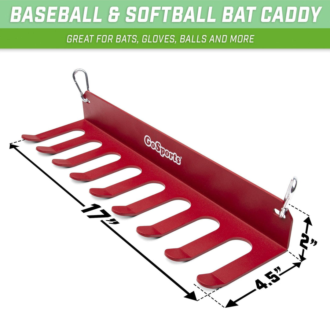 PlayGoSports.com Baseball GoSports Baseball & Softball Bat Rack and Caddy Storage and Organization Solution