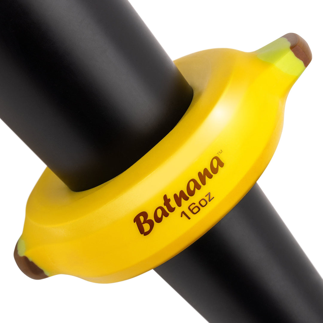 PlayGoSports.com Baseball GoSports Original Batnana Baseball and Softball Bat Weight – 16 oz Baseball Drip Bat Donut for Youth and Adult