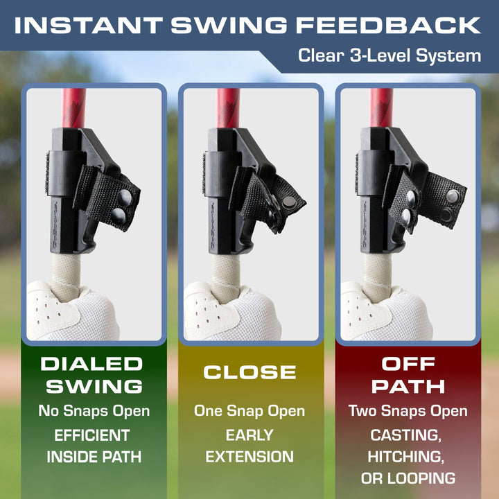 PlayGoSports.com Baseball GoSports PinPoint Baseball & Softball Swing Trainer Batting Aid - Baseball Training Equipment for Intermediate and Advanced Players