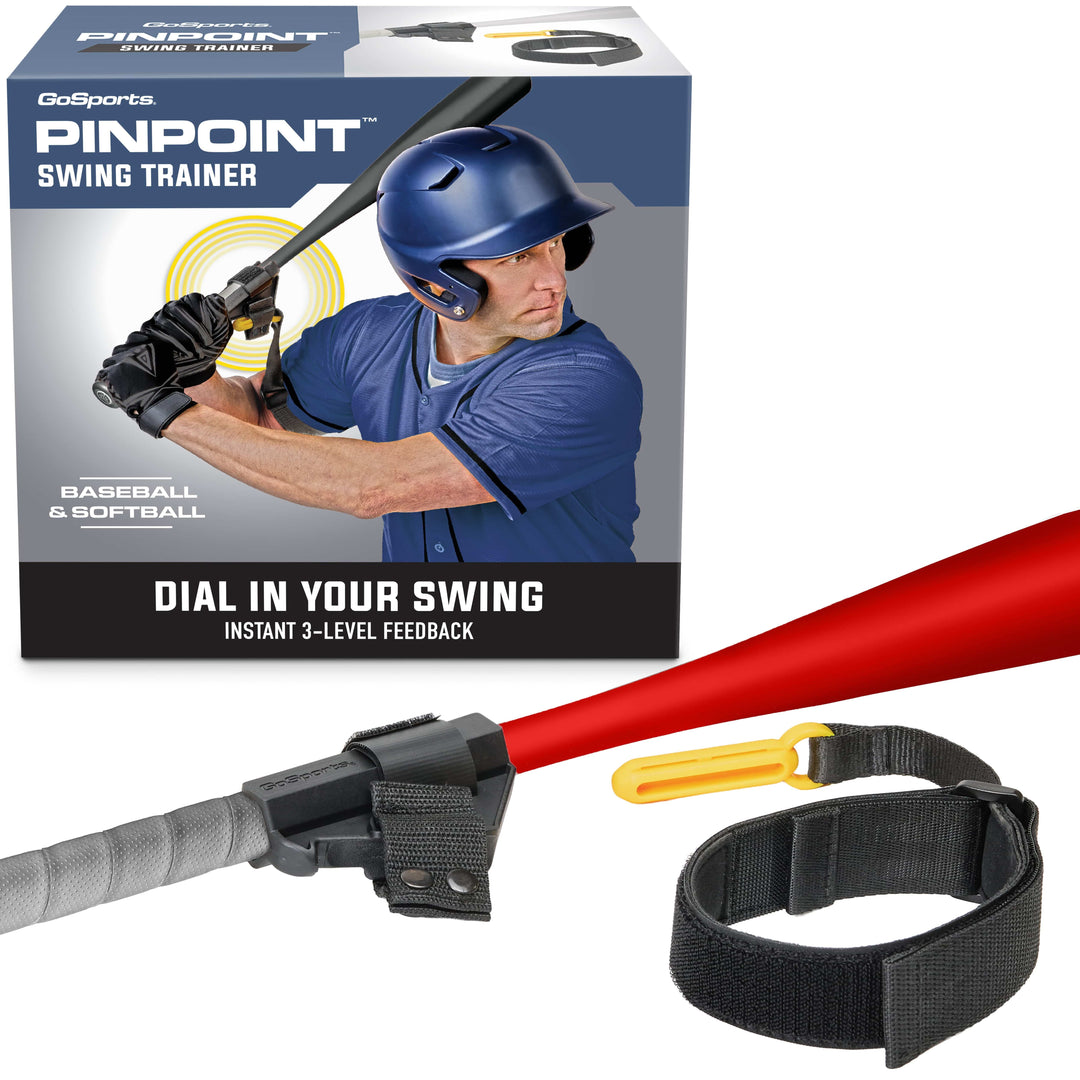 PlayGoSports.com Baseball GoSports PinPoint Baseball & Softball Swing Trainer Batting Aid - Baseball Training Equipment for Intermediate and Advanced Players