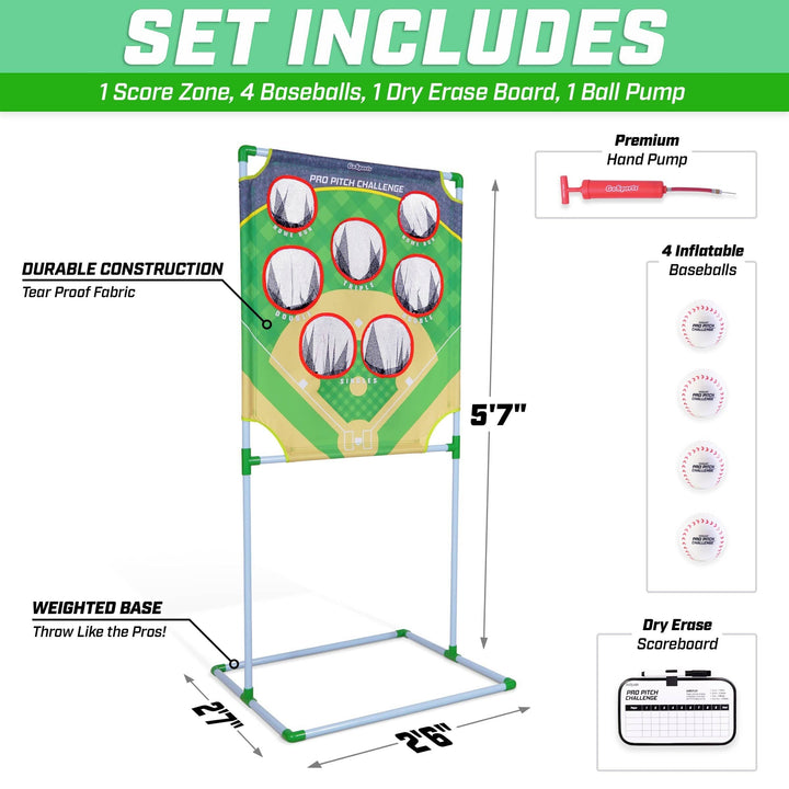 PlayGoSports.com Baseball GoSports Pro Pitch Challenge Baseball Game Set