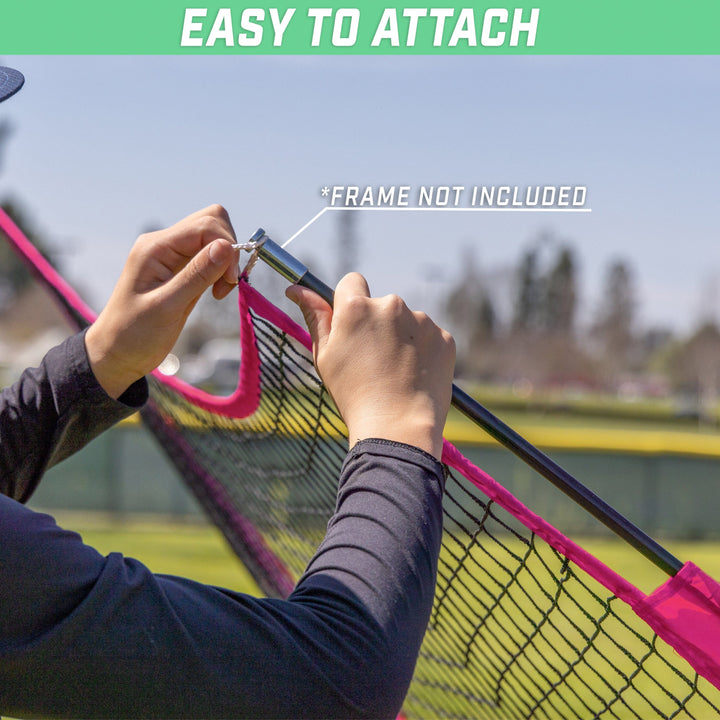 PlayGoSports.com Baseball GoSports Team Tone Replacement Baseball/Softball Net Compatible with GoSports Brand 7ft x 7ft Baseball Net