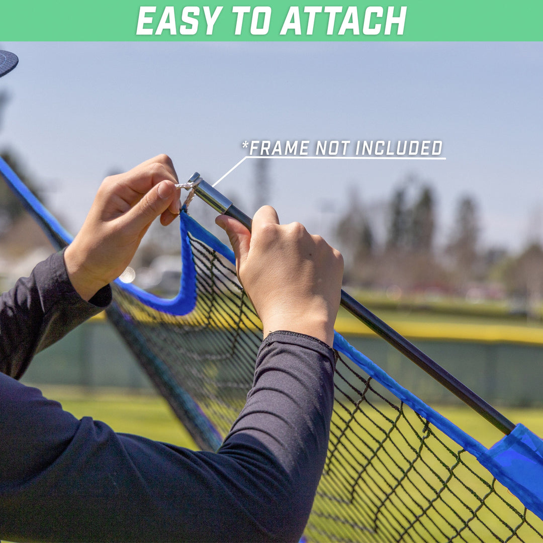 PlayGoSports.com Baseball GoSports Team Tone Replacement Baseball/Softball Net Compatible with GoSports Brand 7ft x 7ft Baseball Net