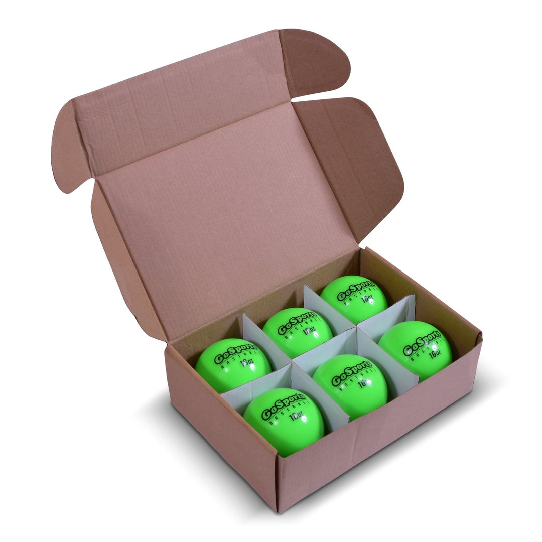 PlayGoSports.com Baseball GoSports Weighted Training Balls - Choose Baseball or Softball - Hitting & Pitching Training for All Skill Levels