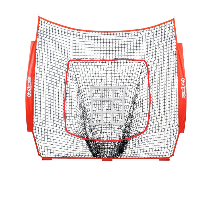 PlayGoSports.com Baseball Red GoSports Team Tone Replacement Baseball/Softball Net Compatible with GoSports Brand 7ft x 7ft Baseball Net