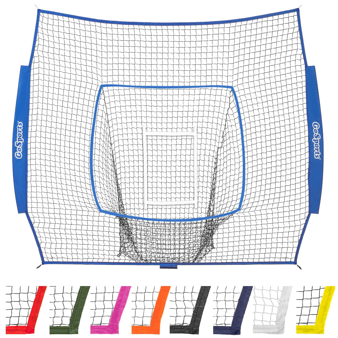 PlayGoSports.com Baseball Royal Blue GoSports Team Tone Replacement Baseball/Softball Net Compatible with GoSports Brand 7ft x 7ft Baseball Net