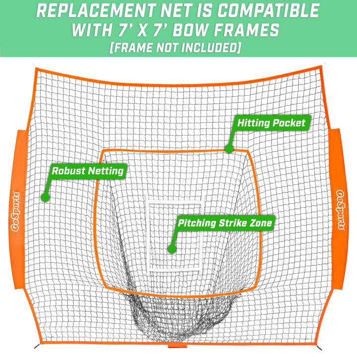 PlayGoSports.com Baseball Team Tone Replacement Baseball/Softball Net