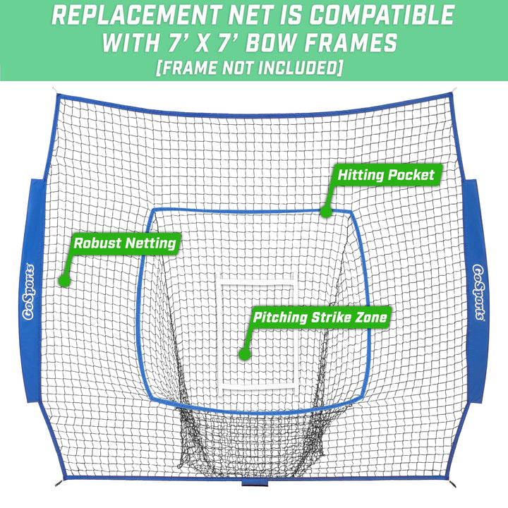 PlayGoSports.com Baseball Team Tone Replacement Baseball/Softball Net