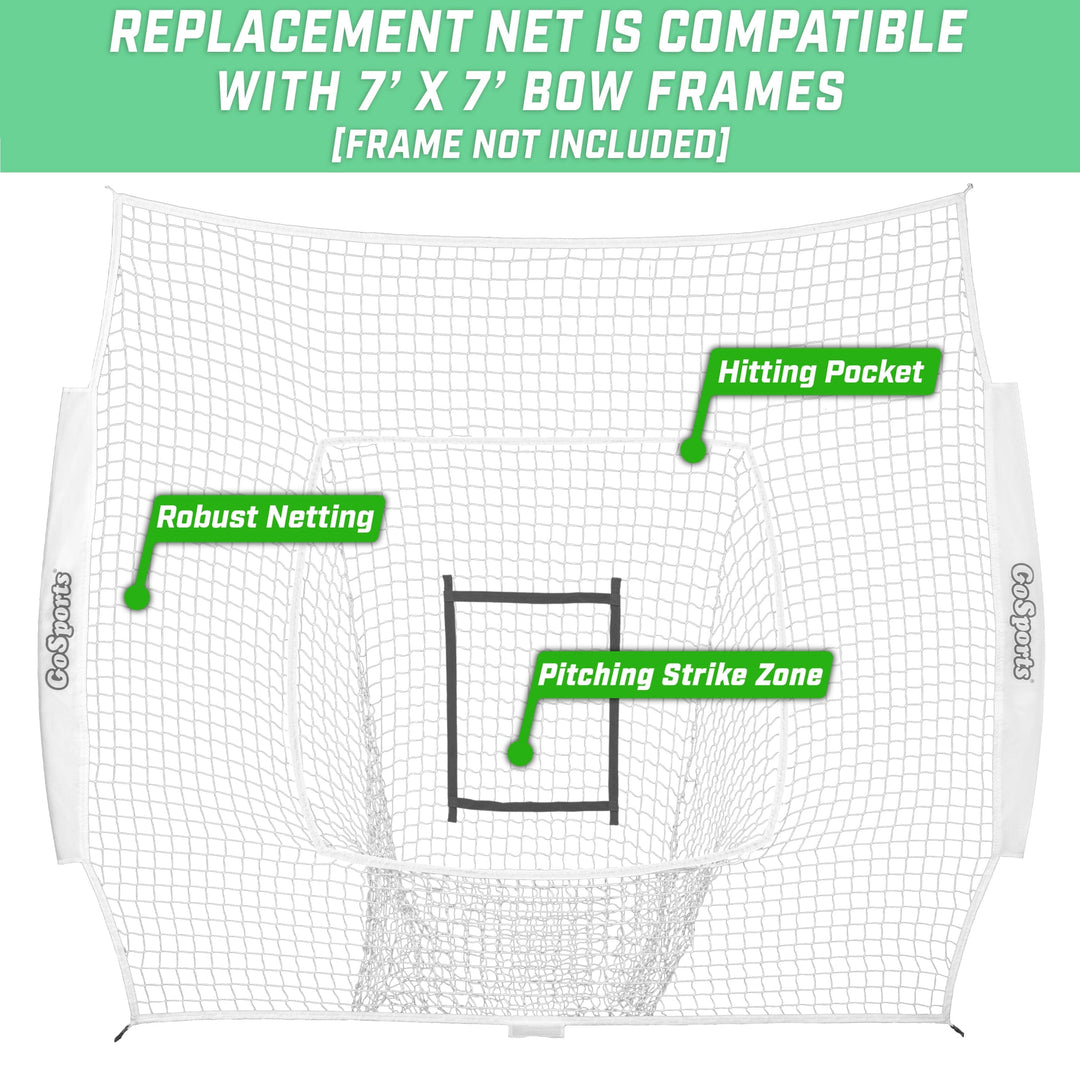 PlayGoSports.com Baseball Team Tone Replacement Baseball/Softball Net