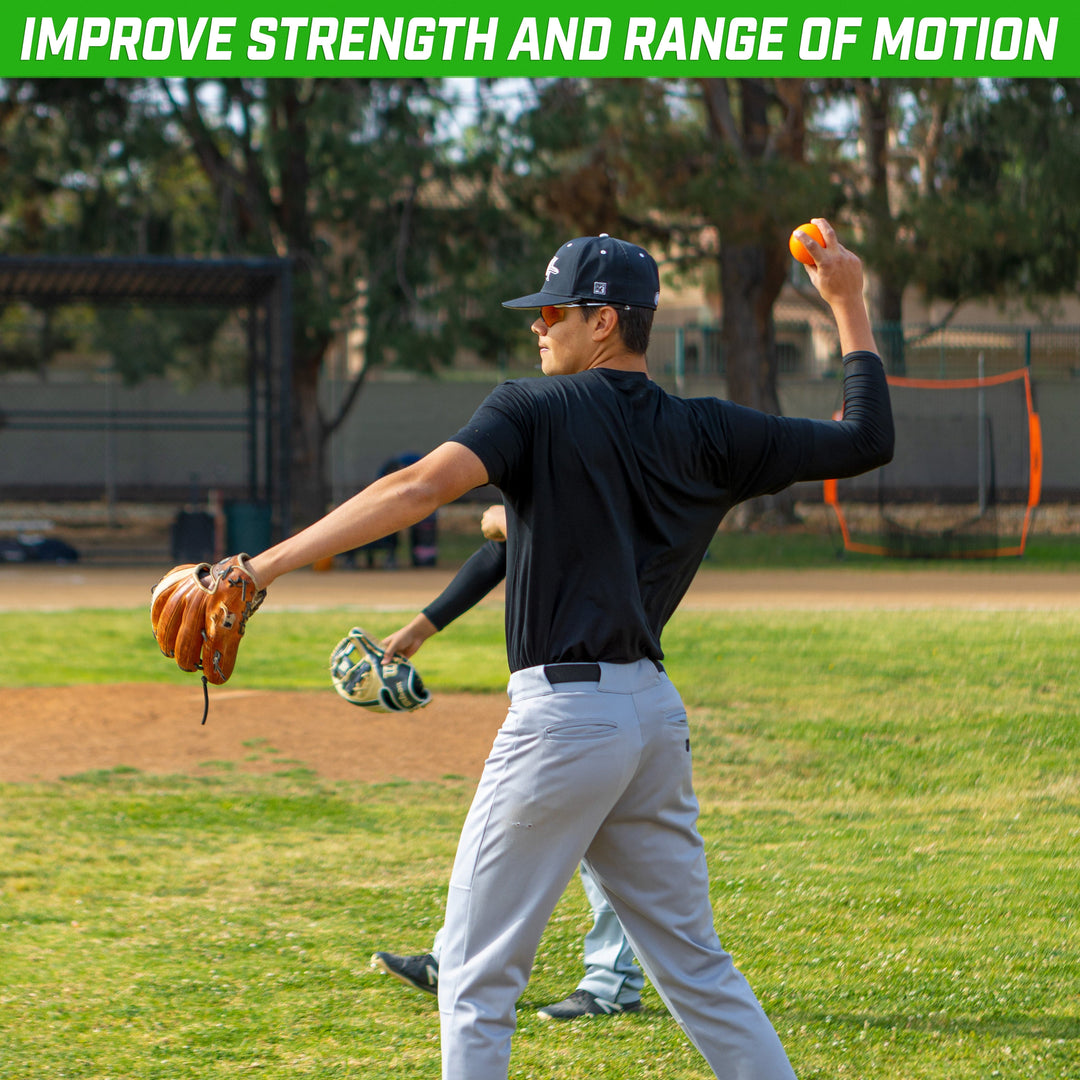 PlayGoSports.com Baseballs GoSports Plyometric Weighted Balls for Baseball & Softball Training 6 Pack - Choose Pro or Elite Set