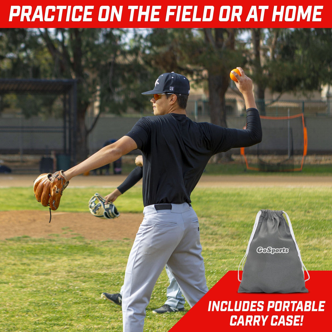 PlayGoSports.com Baseballs GoSports Plyometric Weighted Balls for Baseball & Softball Training 6 Pack - Choose Pro or Elite Set