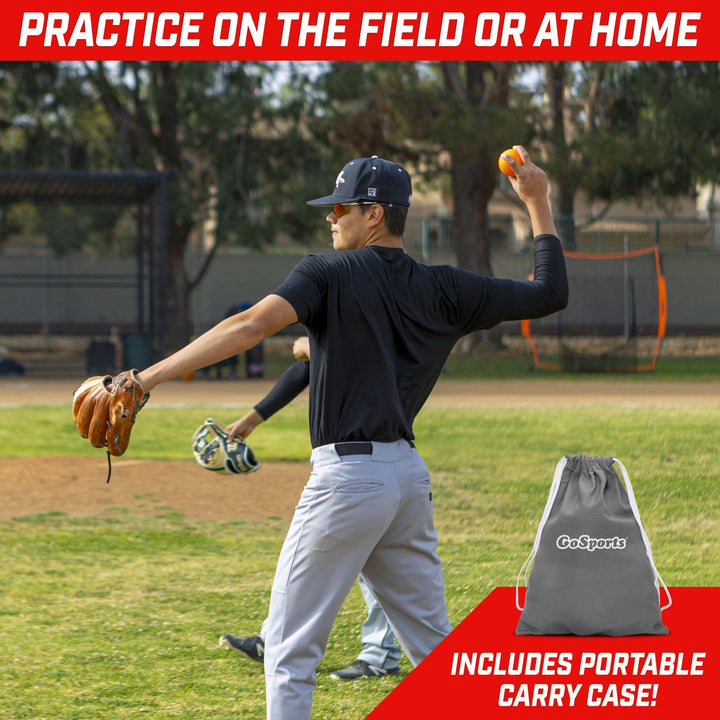 PlayGoSports.com Baseballs GoSports Plyometric Weighted Balls for Baseball & Softball Training 6 Pack - Choose Pro or Elite Set