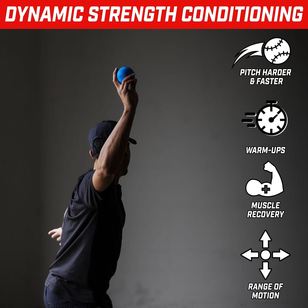 PlayGoSports.com Baseballs GoSports Plyometric Weighted Balls for Baseball & Softball Training 6 Pack - Choose Pro or Elite Set
