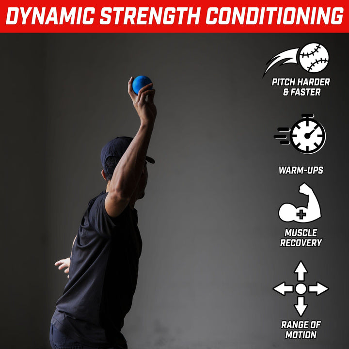 PlayGoSports.com Baseballs GoSports Plyometric Weighted Balls for Baseball & Softball Training 6 Pack - Choose Pro or Elite Set