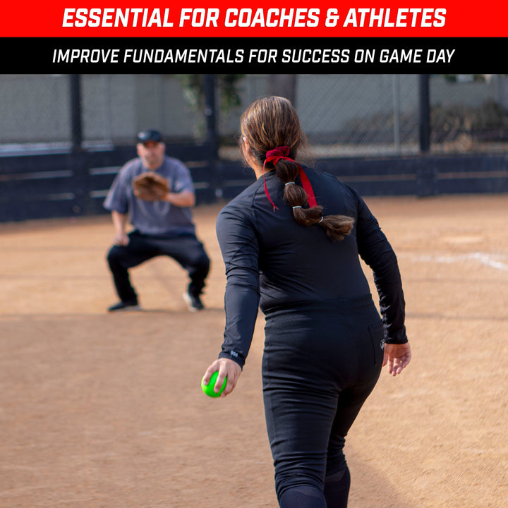 PlayGoSports.com Baseballs GoSports Plyometric Weighted Balls for Baseball & Softball Training 6 Pack - Choose Pro or Elite Set