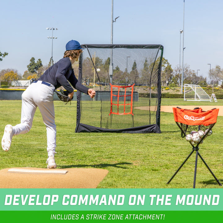 PlayGoSports.com GoSports 7 ft x 7 ft ELITE Baseball & Softball Net