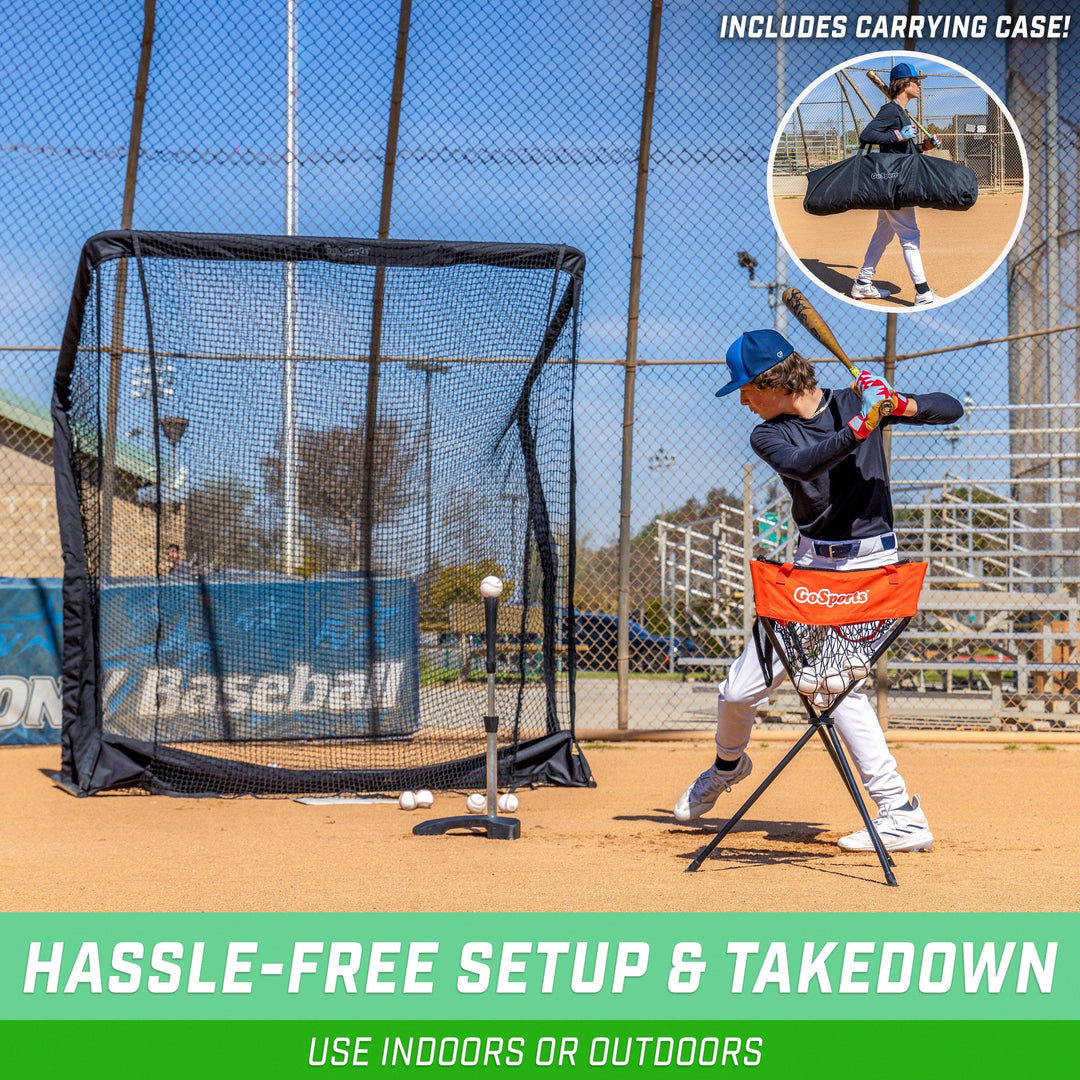 PlayGoSports.com GoSports 7 ft x 7 ft ELITE Baseball & Softball Net
