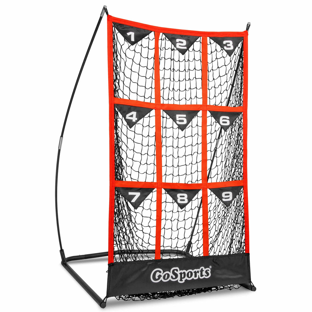 PlayGoSports.com GoSports 9 Hole Baseball & Softball Pitching Strike Zone Target Net - 49 x 30 in