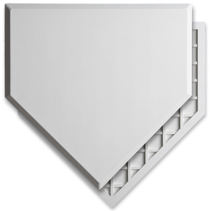 PlayGoSports.com GoSports Baseball & Softball Home Plate - Heavy-Duty Rubber Throw Down Base with Waffle Bottom